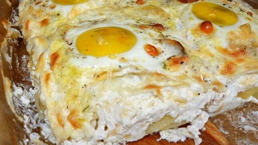 Рецепт картофельной запеканки с яйцом
