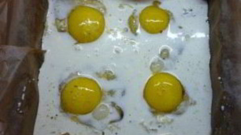 картофельная запеканка с яйцом