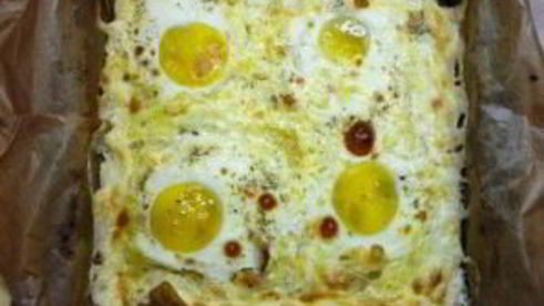 картофельная запеканка с яйцом