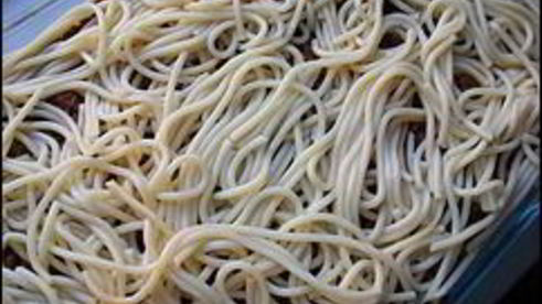 макаронная запеканка с фаршем — пастицио