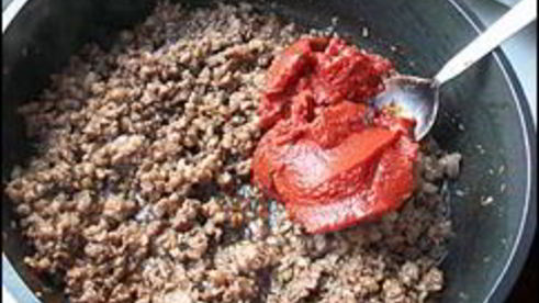 макаронная запеканка с фаршем — пастицио