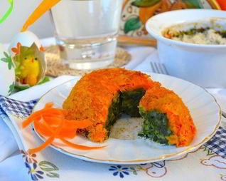 Морковная мини-запеканка