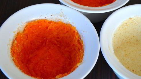 морковная мини-запеканка