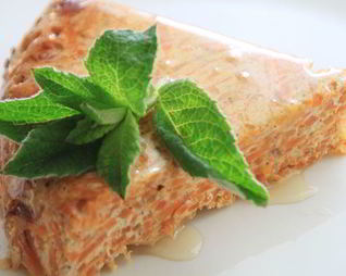 Морковная запеканка с черносливом