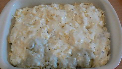 мясная запеканка с цветной капустой