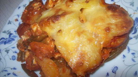 Рецепт Немецкой овощной запеканки с сардельками