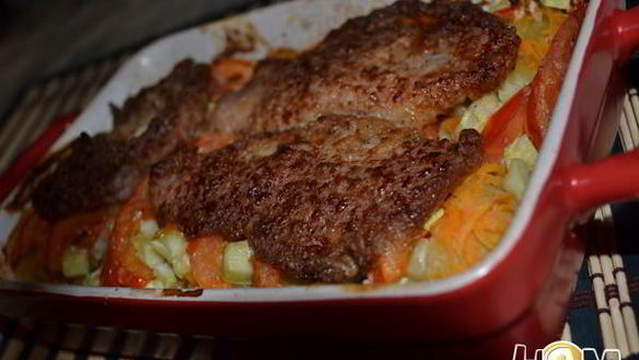 Рецепт Овощной запеканки с мясом