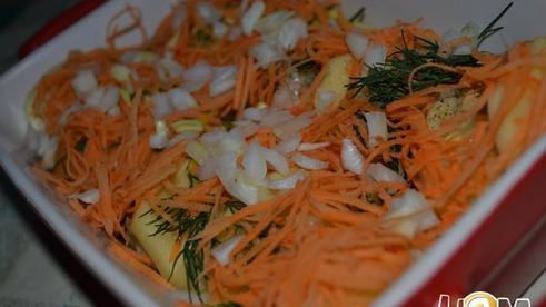 овощная запеканка с мясом