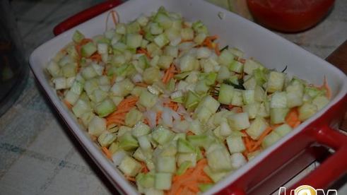 овощная запеканка с мясом