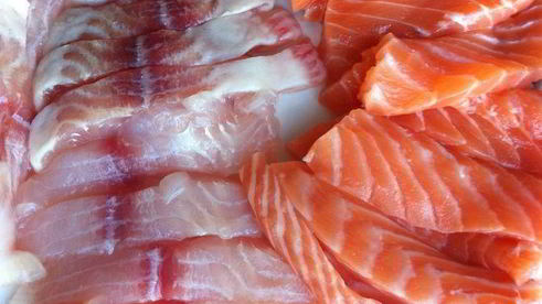 полосатая рыбная запеканка