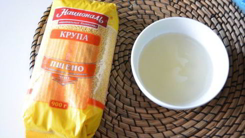 пшенная запеканка с лаймовым сиропом