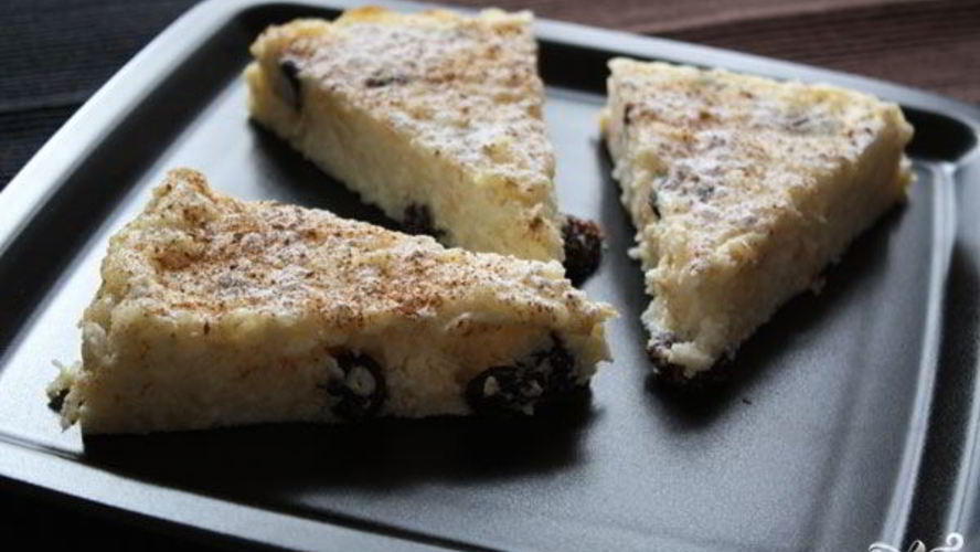 Рецепт рисовой запеканки с творогом