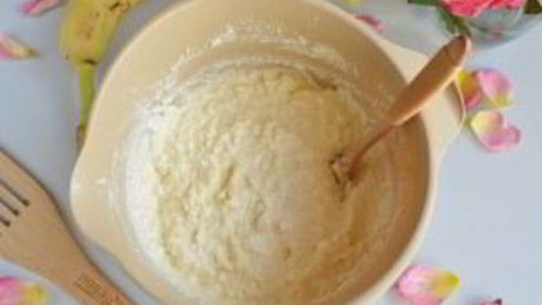 творожная запеканка с бананами