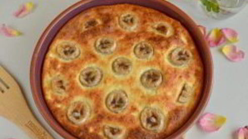 творожная запеканка с бананами