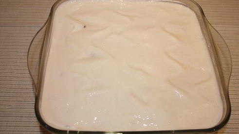 творожная запеканка с клубничным соусом