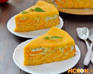 Творожно-тыквенная запеканка