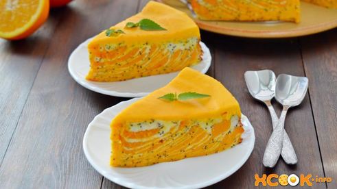 творожно-тыквенная запеканка