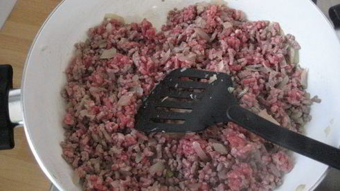 запеканка из баклажанов с мясным рагу