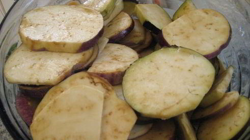 запеканка из баклажанов с мясным рагу