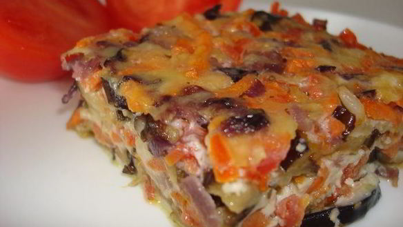Рецепт Запеканки из баклажанов