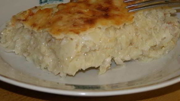 Рецепт Запеканки из капусты с сыром в духовке