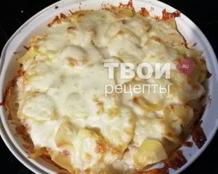 Запеканка из курицы и картошки