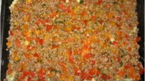 запеканка из пюре и фарша