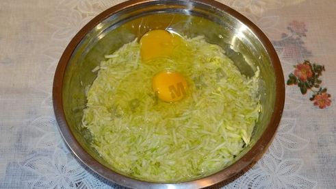 запеканка из тертых кабачков с мясным фаршем в духовке