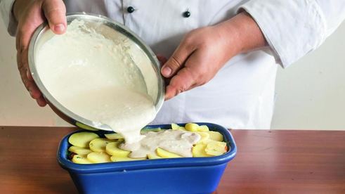 запеканка из трески с овощами