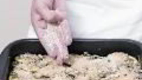 запеканка из цукини с сальсой верде