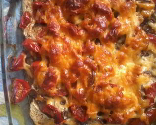 Запеканка с баклажанами и говядиной