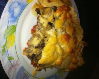 Запеканка с баклажаном