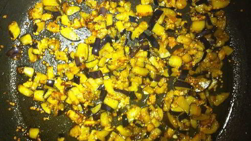 запеканка с баклажаном