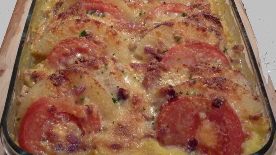 Рецепт запеканки с индейкой и ананасами по-гавайски