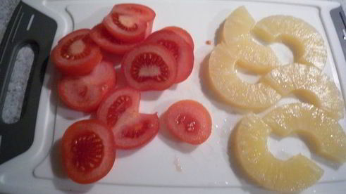 запеканка с индейкой и ананасами по-гавайски