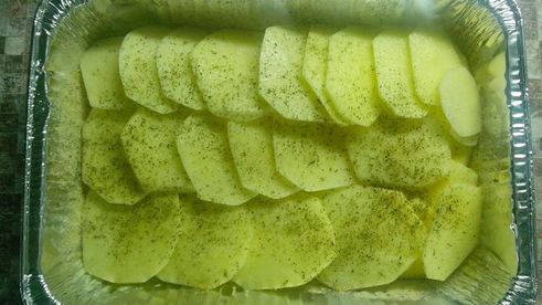 запеканка с курицей и картошкой