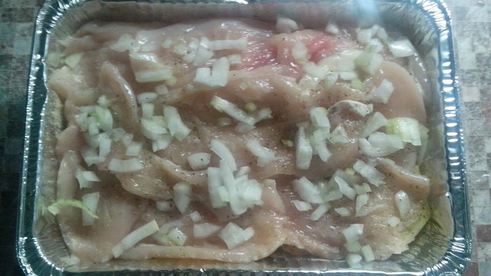 запеканка с курицей и картошкой