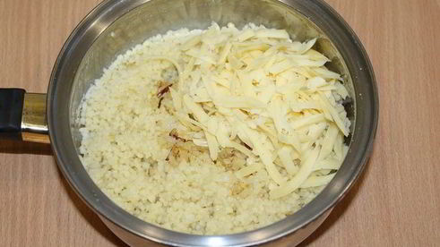 запеканка с кускусом и сыром
