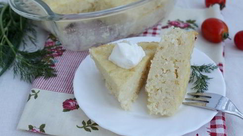 запеканка с кускусом и сыром