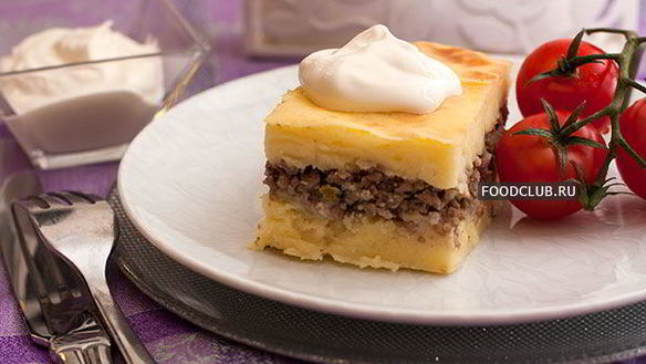 Рецепт Знакомой картофельной запеканки с мясом