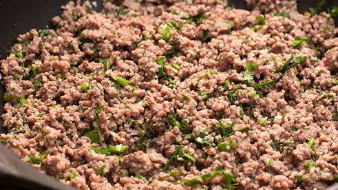 знакомая картофельная запеканка с мясом