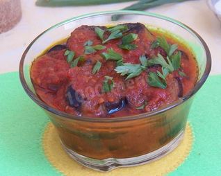 Баклажаны в аджике на зиму