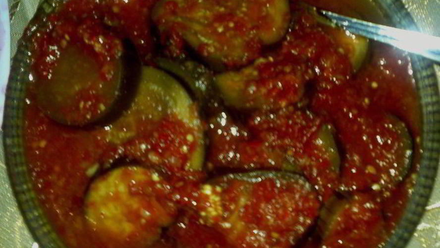 Рецепт баклажанов в аджике