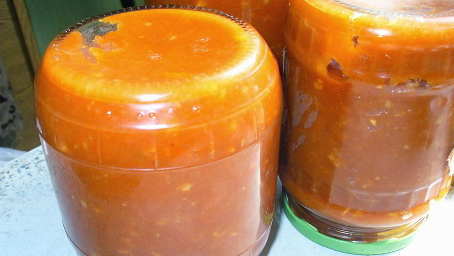 Рецепт кабачковой аджики