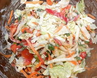 Таджикский салат со щавелем