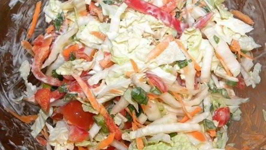 Рецепт таджикского салата со щавелем