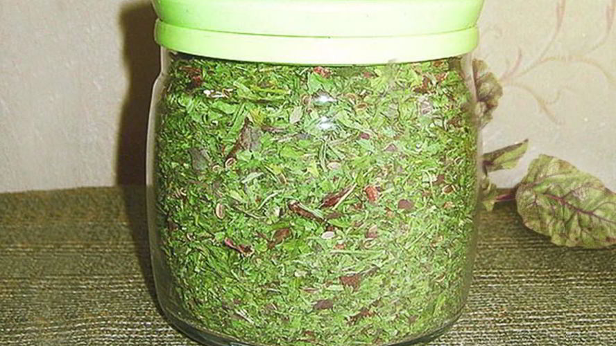 Рецепт ботвы свеклы на зиму