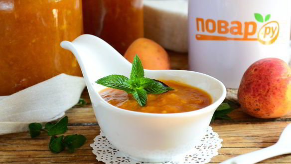 Рецепт Абрикосового джема с апельсином на зиму