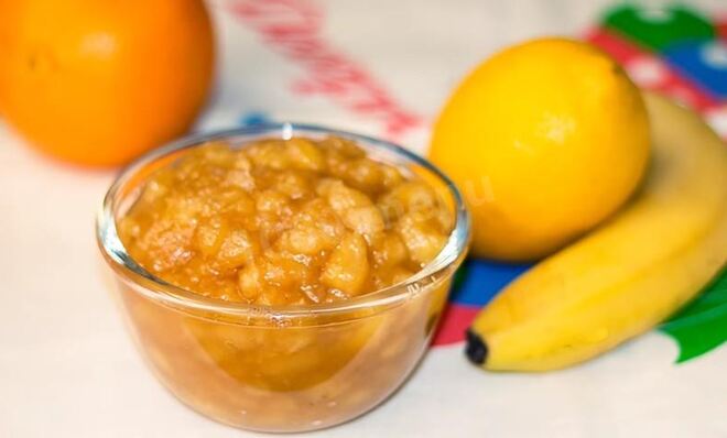 Банановый джем