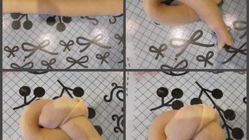 булочки-узелки с джемом